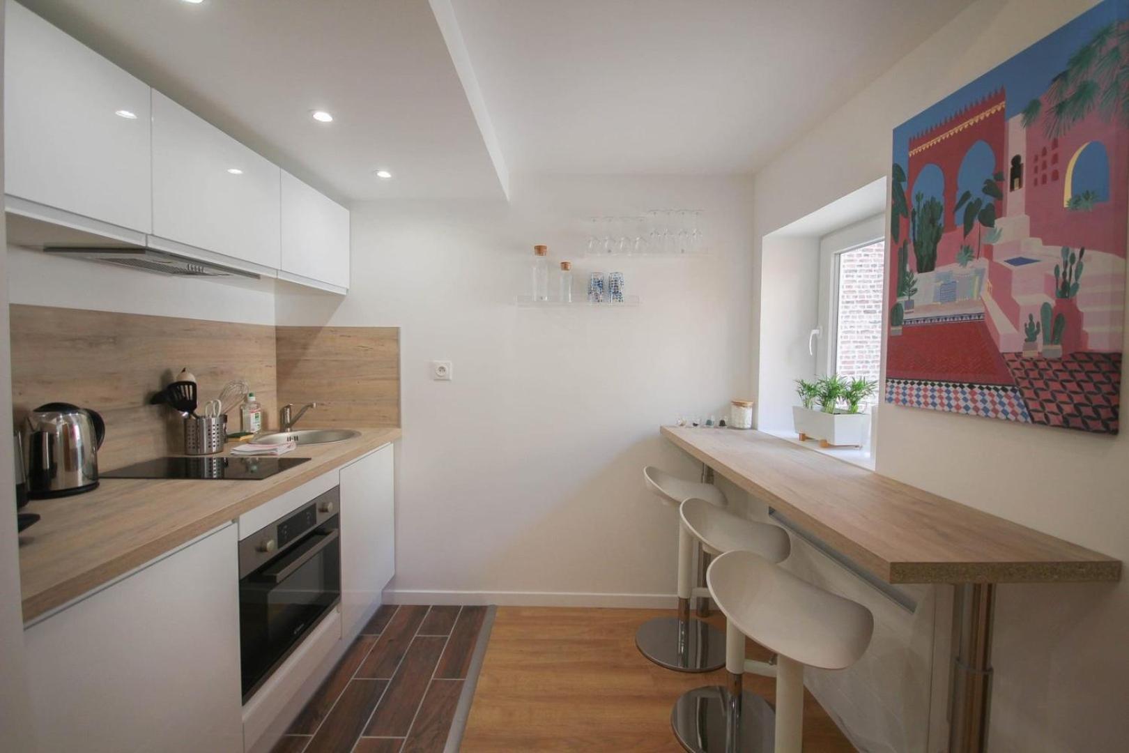 Bright, Fully-Equipped Apartment In Central 릴 외부 사진
